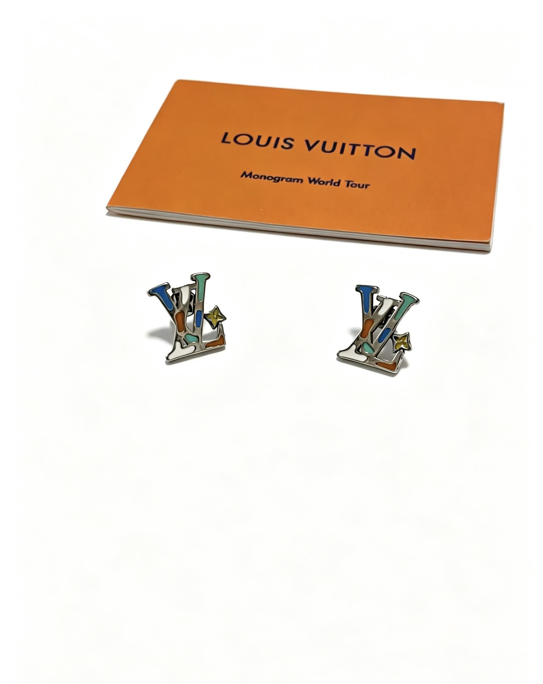 Louis Vuitton Monogram World Tour Earrings